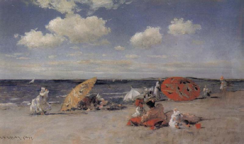 William Merritt Chase Seashore Sweden oil painting art